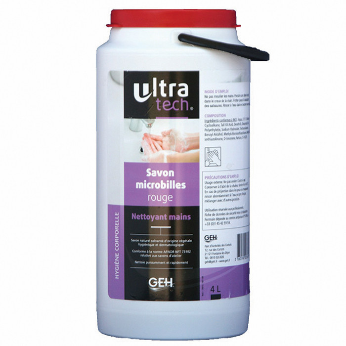 SAVON MICROBILLE ROUGE ULTRA TECH