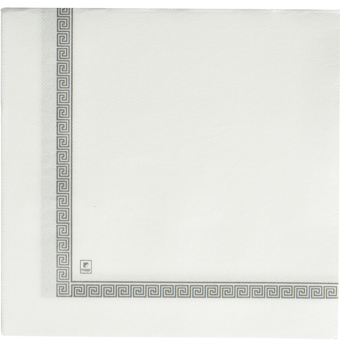 SERV MP 38X38 BLC LIS GRIS X50