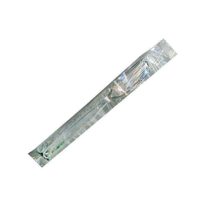 SACHET COUVERT PP TRANSP 2/1