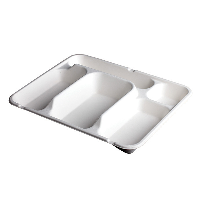 PLATEAU REPAS 5CPT BLC X50