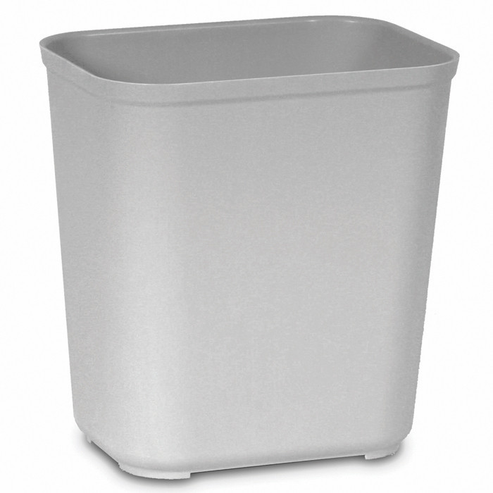CORB ANTI FEU RECT 26.5L GRIS RUBBERMAID