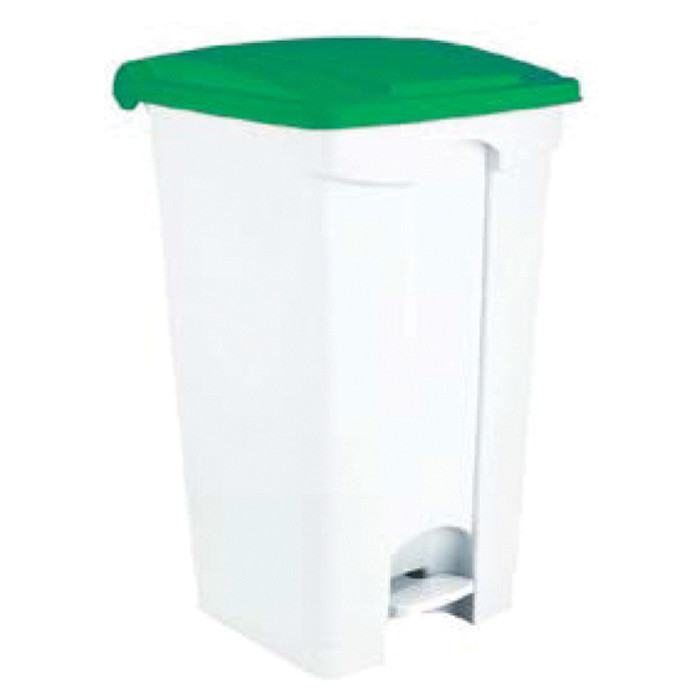 POUB PEDALE PLAST 90L BLC/VRT