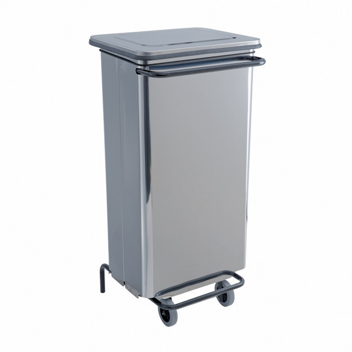 CONTENEUR MOBILE 110L INOX BRI