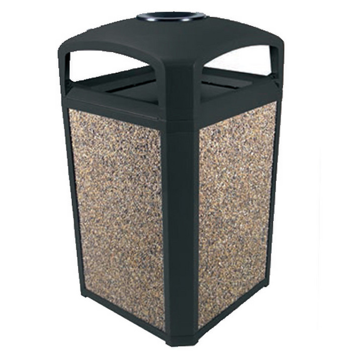 COLLECTEUR LANDMARK NOIR RUBBERMAID
