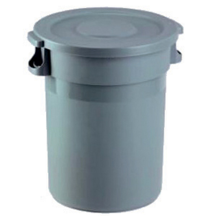 POUB COUV ROND 80L GRIS