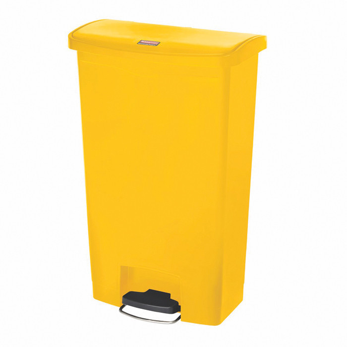 POUB RESINE LARGE 68L JAUNE