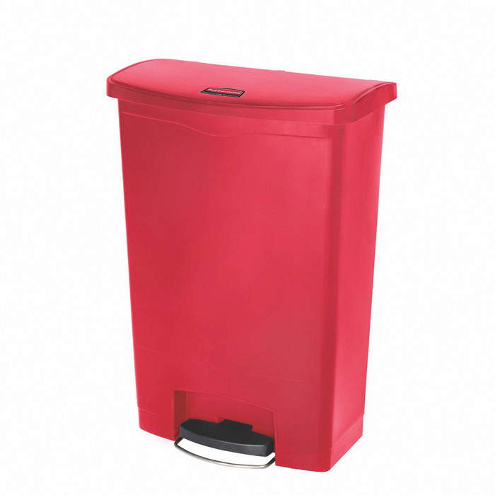 POUB RESINE LARGE 90L ROUGE