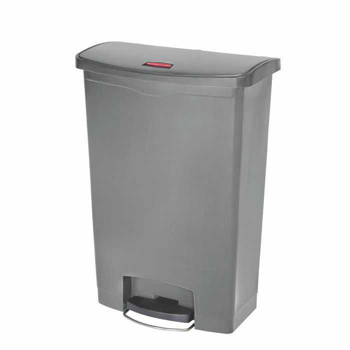 POUB RESINE LARGE 90L GRIS