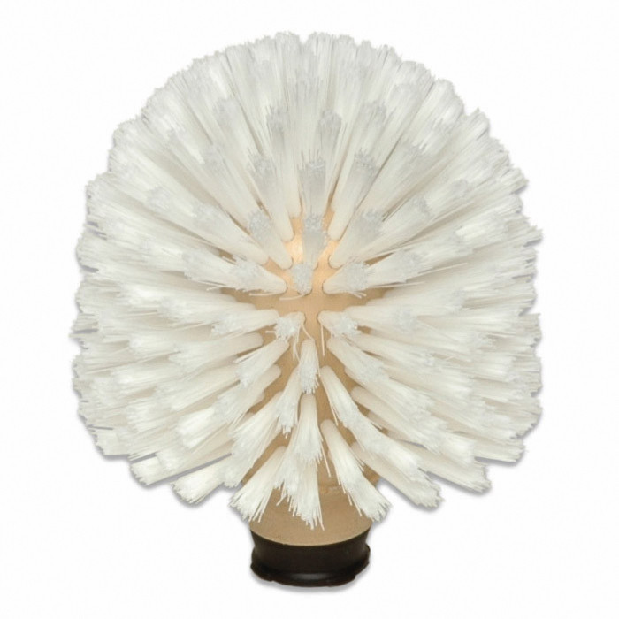 BROSSE RONDE MI DUR BLANCHE