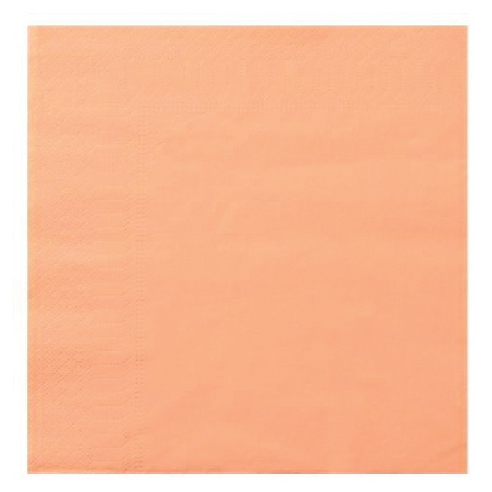 SERVIETTE 2P 33X33 MANDARINE