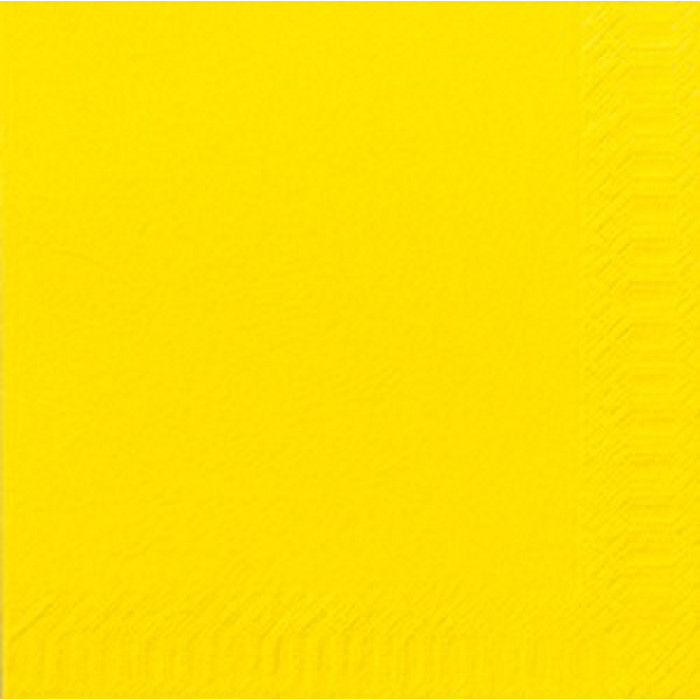 SERV 3P 33X33 JAUNE X50