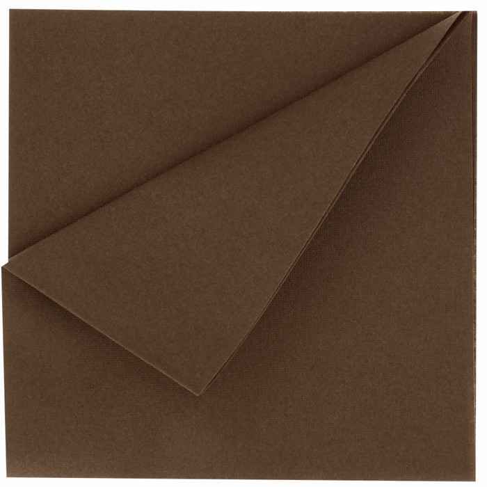 SERV AIRLAID 40X40 CHOCO X50