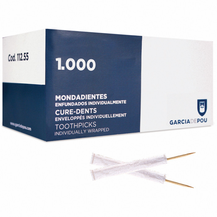 CURE DENT BOIS 9CM EMB. INDIV