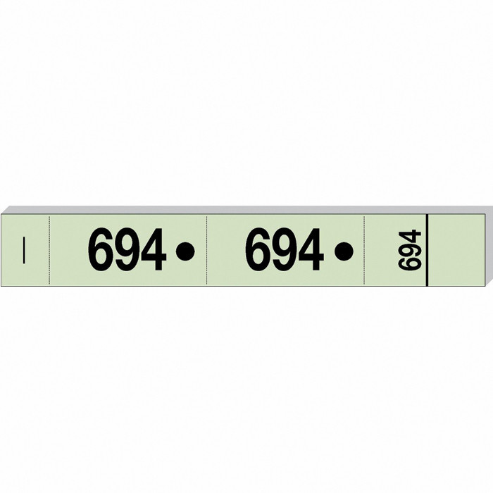 TICKET VESTIAIRE VERT