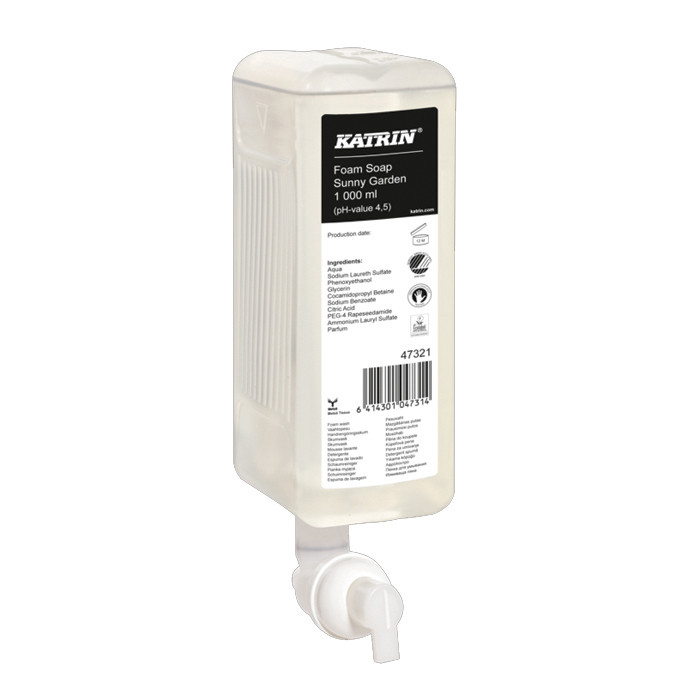 SAVON MOUSSE KATRIN GARDEN 1L