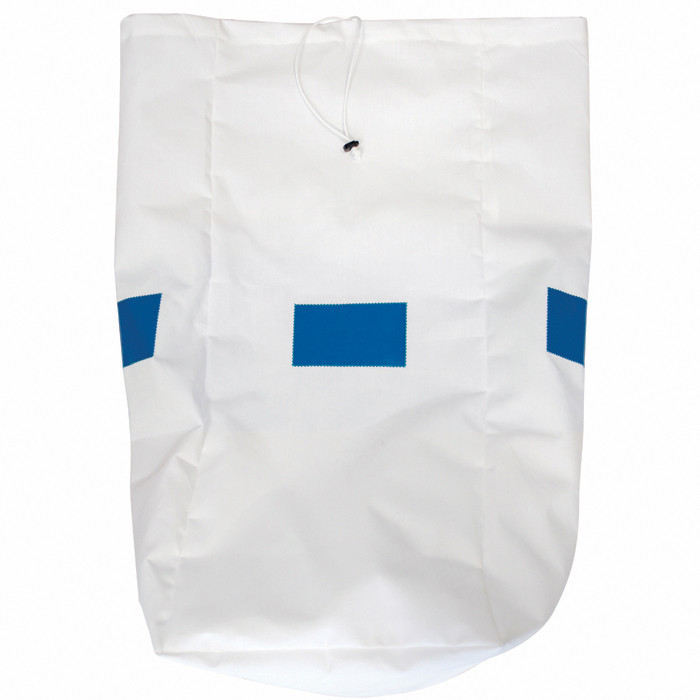 SAC LINGE COTON MARQUAGE BLEU