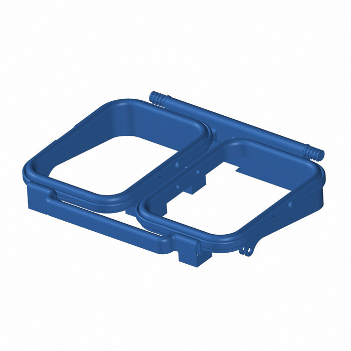 SUPPORT DBLE SAC BLEU 2X70L