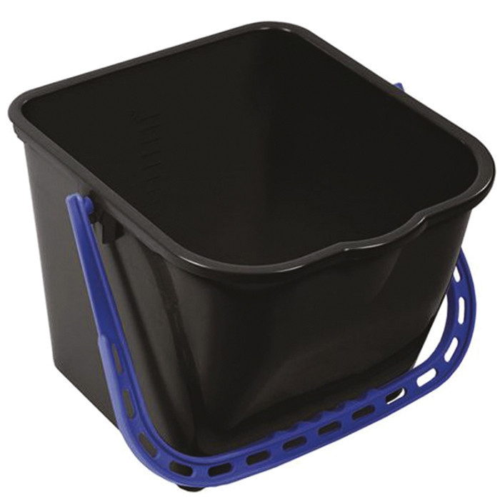 SEAU 15L MODUL NOIR ANSE BLEU