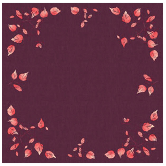 SURNAPPE 84X84 PAINTED FALL DUNICEL