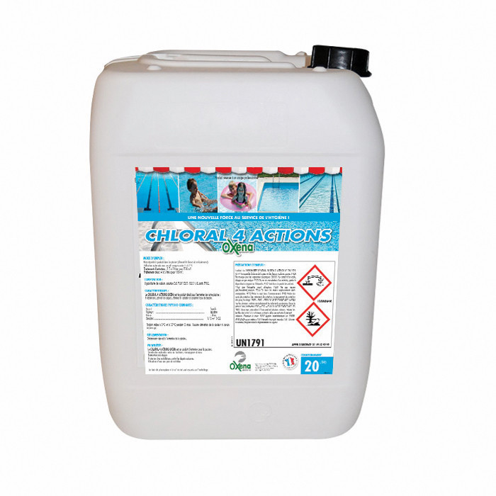 CHLORAL 4 ACTIONS PISCINE