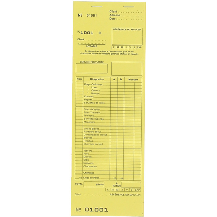 CARNET BIE GM JAUNE