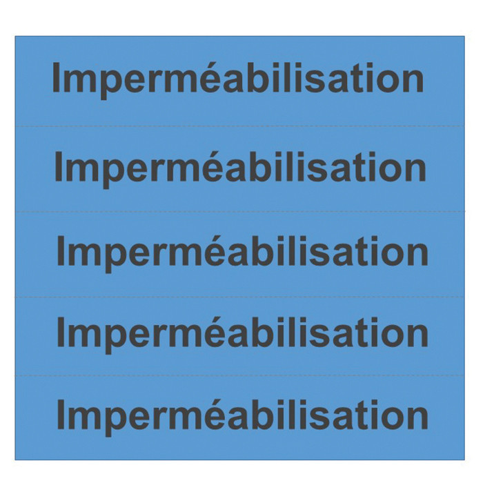 TICKET IMPERMEABILISATION