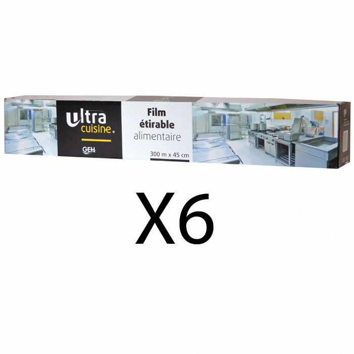 LOT DE 6 BTE F.ALIM 0.45X300M