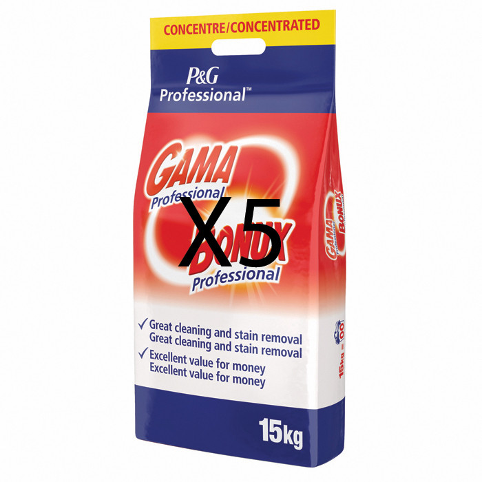 LOT DE 5 SACS GAMA PROF 15KG GAMA