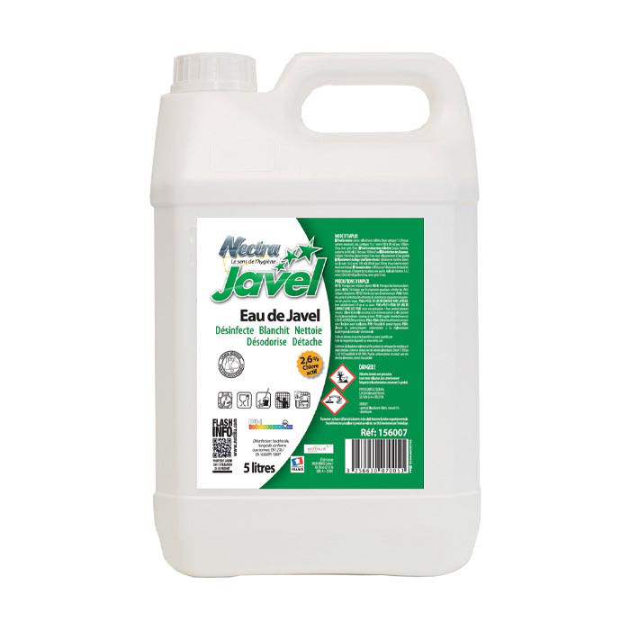 JAVEL 2.6% CHLORE ACTIF 5L