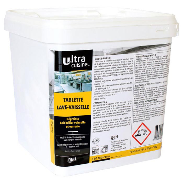 TABLET VAISSELLE ECOCERT X150